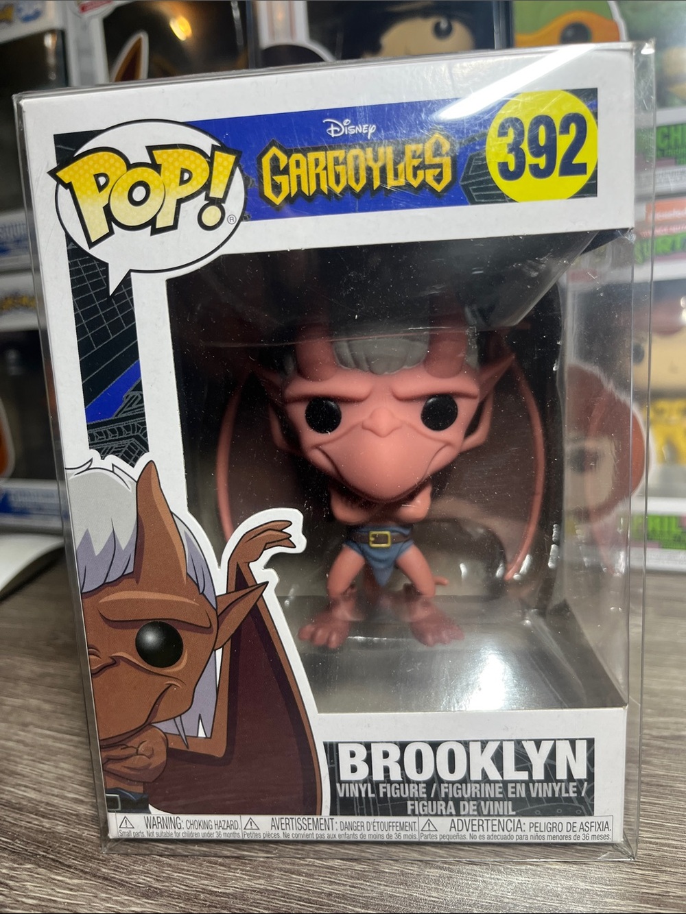 Funko Pop! Gargoyles Brooklyn Vinyl Figure - Pink and Blue